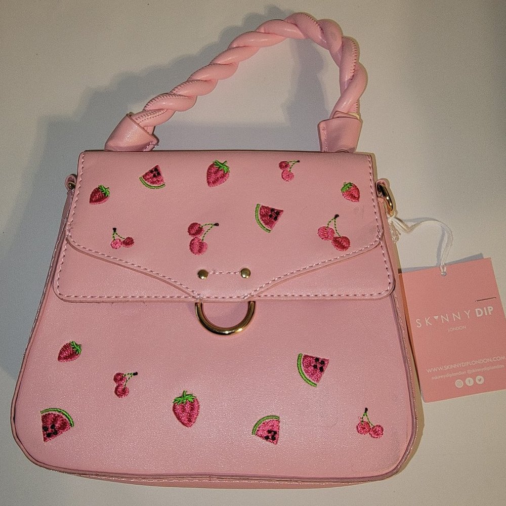 SKINNYDIP LONDON AERIN BERRIES TOTE BAG